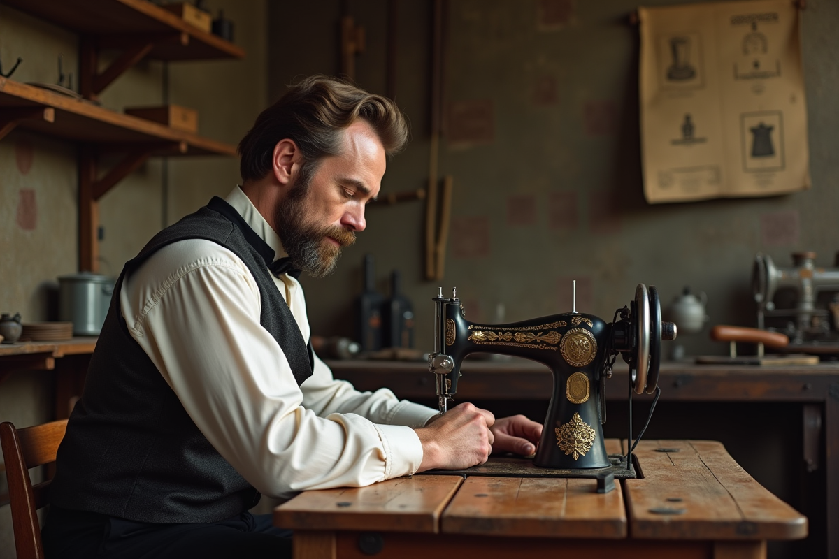 Invention de la première machine à coudre en 1846 : l’histoire et le créateur